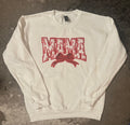 Red Embroidered “Mama” Crewneck (White or Red)