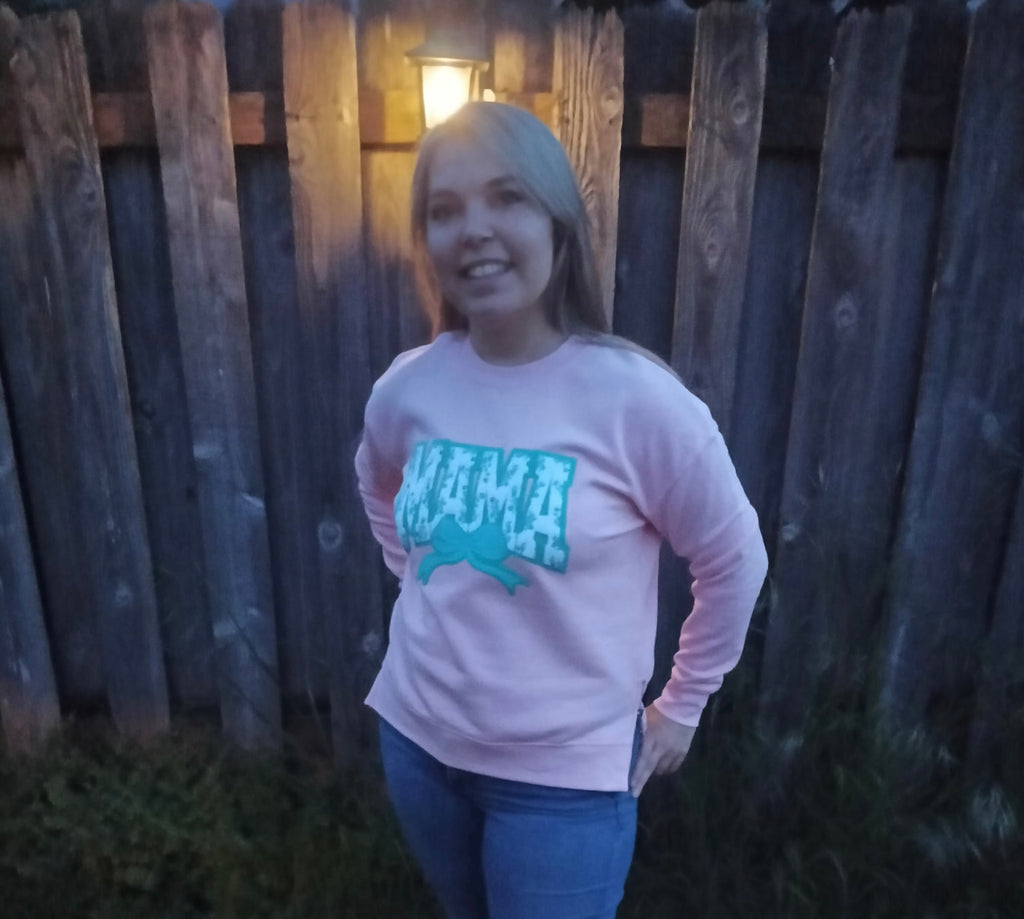 Pink Crewneck with side zips