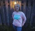 Pink Crewneck with side zips