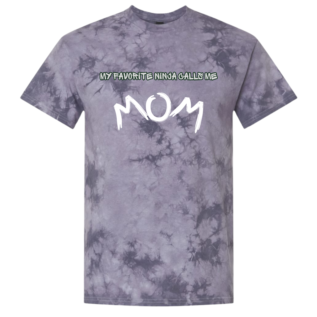 My Favorite Ninja Calls Me Mom Plum Crystal Wash