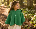 Green Fleece Poncho