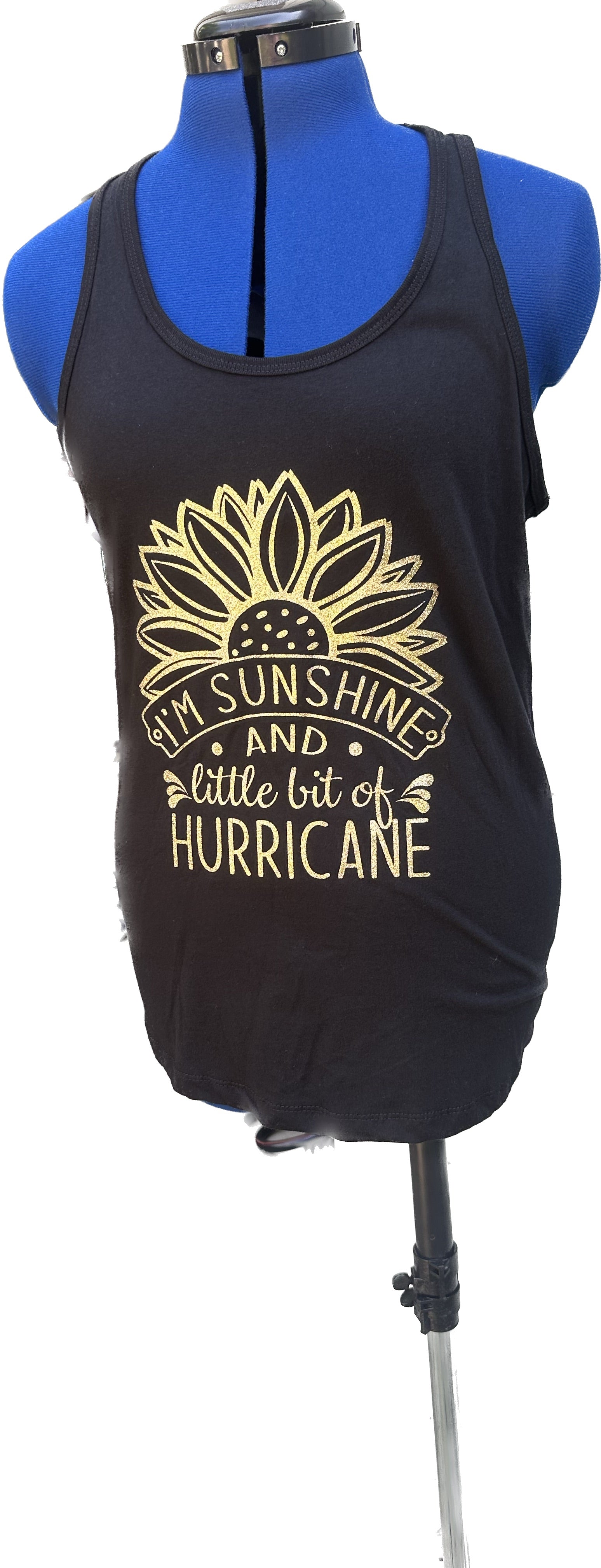 “I’m Sunshine and a little bit of Hurricane” Tank