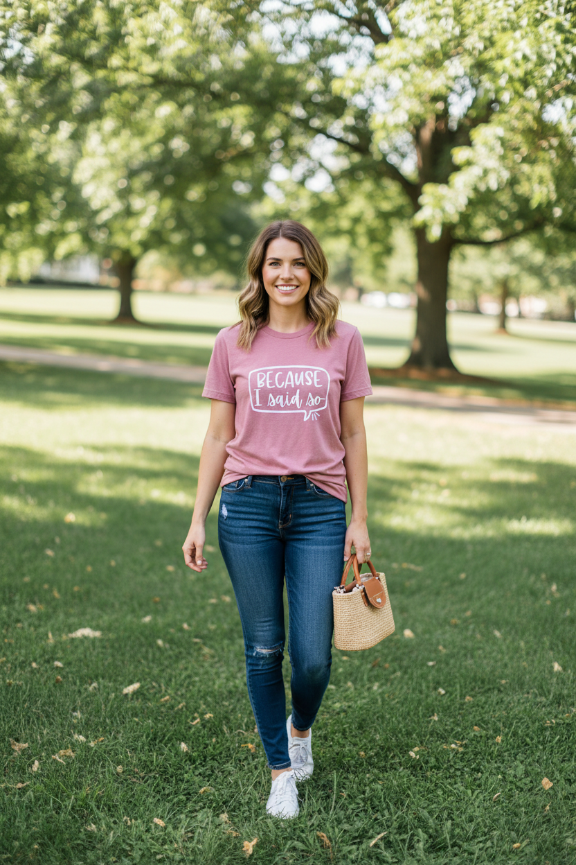 “Because I Said So” Fitted Tee